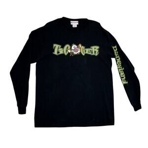 Vintage Disneyland Tigger Graffiti Long Sleeve Tee – Size L – Made in USA